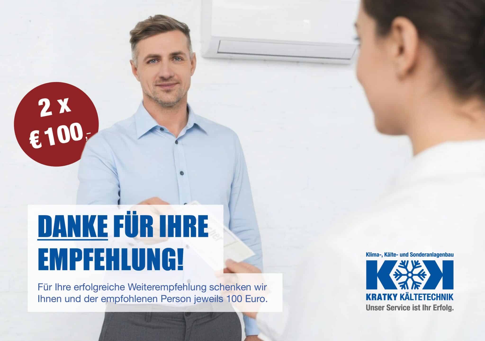 Bonus für Weiterempfehlung