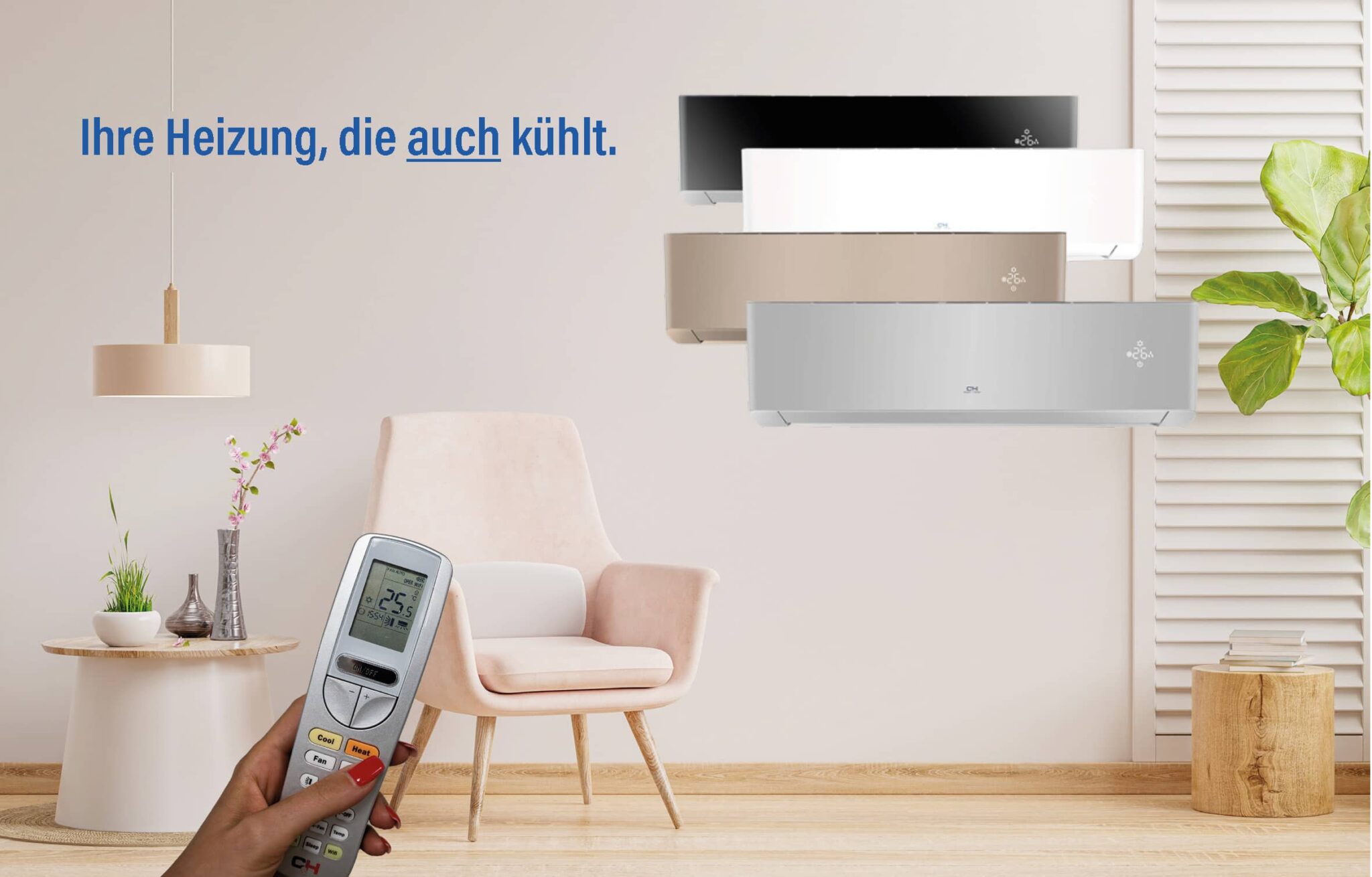 Split-Klimaanlage zum Heizen nutzen